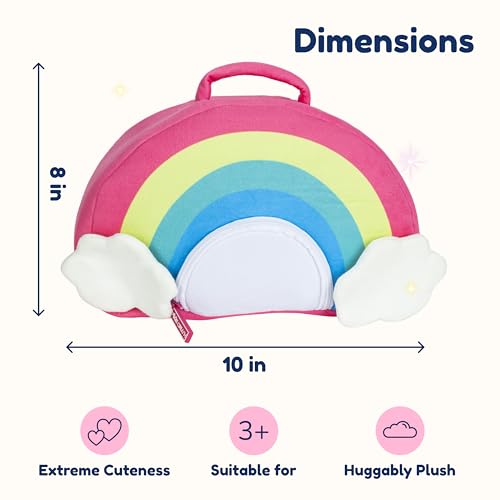 PixieCrush Unicorn Stuffed Animal Set - 5 Plush Toys for Girls with Narwhal, Puppycorn, Kittycorn and Rainbow Unicorn - Soft Plushies with Carry Case - Gift for Kids Ages 3 and Up - Image 3