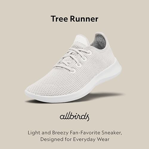 Allbirds Women’s Tree Runner, Everyday Sneakers, Machine Washable Shoe Made with Natural Materials - Kaikoura White (White Sole) - 7 Medium - Image 2