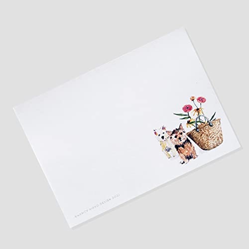 Nancy Nikko Dog Breeds Sticky Notes - 4" x 3" 50 Sheets. Notepad, to Do List, Reminder Note. Gift for Dog Lovers. (1, Westies) - Image 1