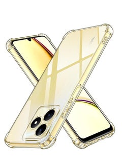 ماركة غير محددة Case Compatible with Realme C63, Clear Case Four Corners Full Body Protection TPU Anti-Yellow Phone Cover - Clear  - Image 1