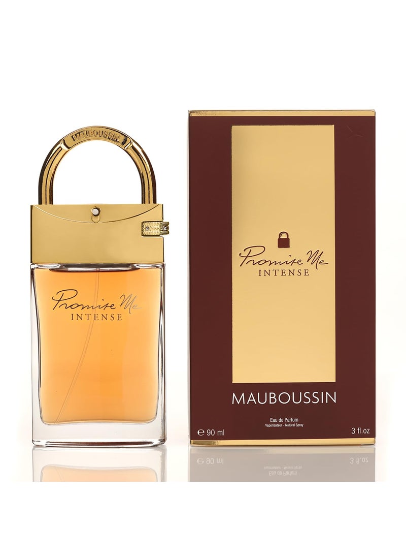 MAUBOUSSIN - Mauboussin - Promise Me Intense 90ml (3 Fl Oz) - Eau de Parfum for Women - Oriental & Floral Scents - Image 1