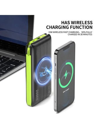Wireless Charging Fast Charging Power bank 20000mAh 15W/22.5W QC3.0 With Inbuilt Charging Cable, 50% Charge in 30 Mins iPLUS iP-B102 - pzsku/Z70D1A9A3B6A2AE1192DAZ/45/_/1692769845/7bca996f-942c-474f-8aa9-c7b397b739db