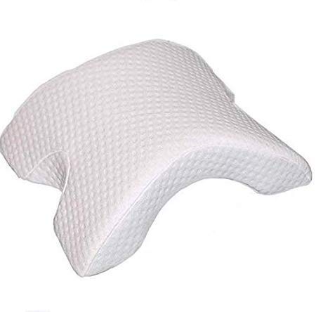 Dhruheer Memory Foam Pillow - Cervical Ortho Pillow for Neck Shoulder Head Arm Back Support - Pain Orthopedic Contour Pillow Support for Arm Pain Relief - Unisex Sleeping Pillow - Image 1