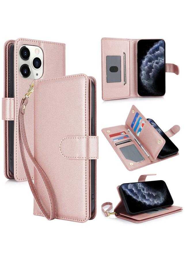 Zaboon Case For iPhone 11 Pro Max Multi-Card Wallet RFID Leather Phone Case - Image 1