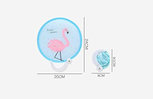 Chidakash Chidakash Folding Fan Durable Cloth Hand Fan for Kids Women Men Travel Outdoor Indoor Use 1 Pc Multicolor  - Image 2