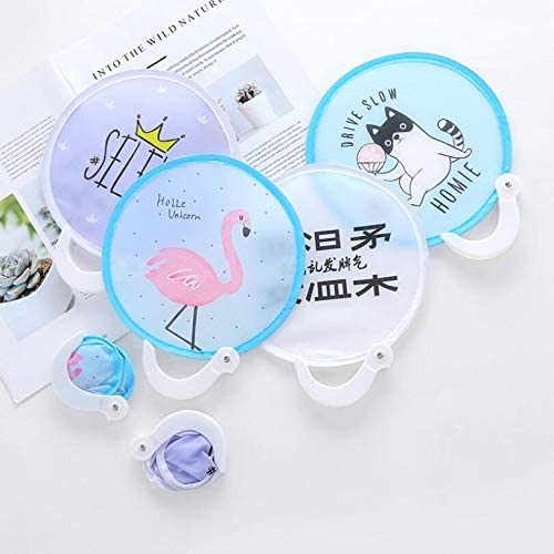 Chidakash Chidakash Folding Fan Durable Cloth Hand Fan for Kids Women Men Travel Outdoor Indoor Use 1 Pc Multicolor  - Image 4