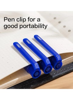 Deli 12-Piece Every Gel Ink Pen 0.7mm Tip Blue Ink  - Image 3