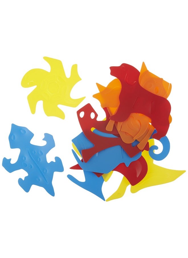Roylco Tessellations Animal Templates Assorted Designs Pack Of 12  - Image 2