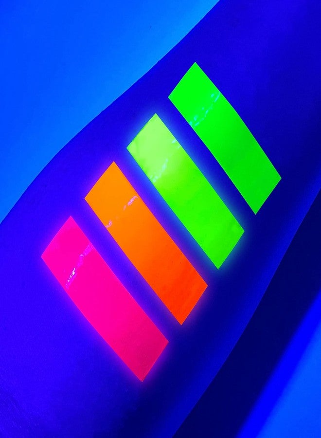 UV Glow Blacklight Face and Body Paint 0.34oz - Neon Fluorescent (0.34 Fl Oz (Pack of 4)) - Image 3