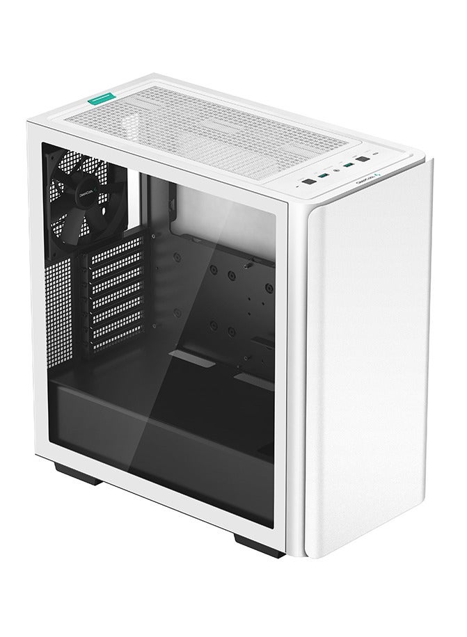 DEEPCOOL CK500 WH Mid-Tower ATX Case, Tempered Glass Side Panel, 2×140mm Fans Included, Supports E-ATX/ATX/mATX/ITX, Front USB-C 3.1 Gen1, 360mm Radiator Support, 380mm GPU Clearance, Tool-Free 3.5” HDD + 2.5” SSD Bays, Anti-Sag GPU Bracket, Magnetic Dust Filters, White | R-CK500-WHNNE2-G-1  - Image 3