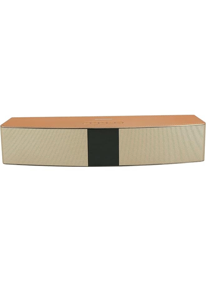 Olsenmark - Portable Wireless Speaker Powerful Bass Bluetooth Speaker 5.0 With Light Bt Call Usb Tf Fm Aux Top Mounted Controls Ideal For Parties Movies Playing Games And More 2 Years - Image 1