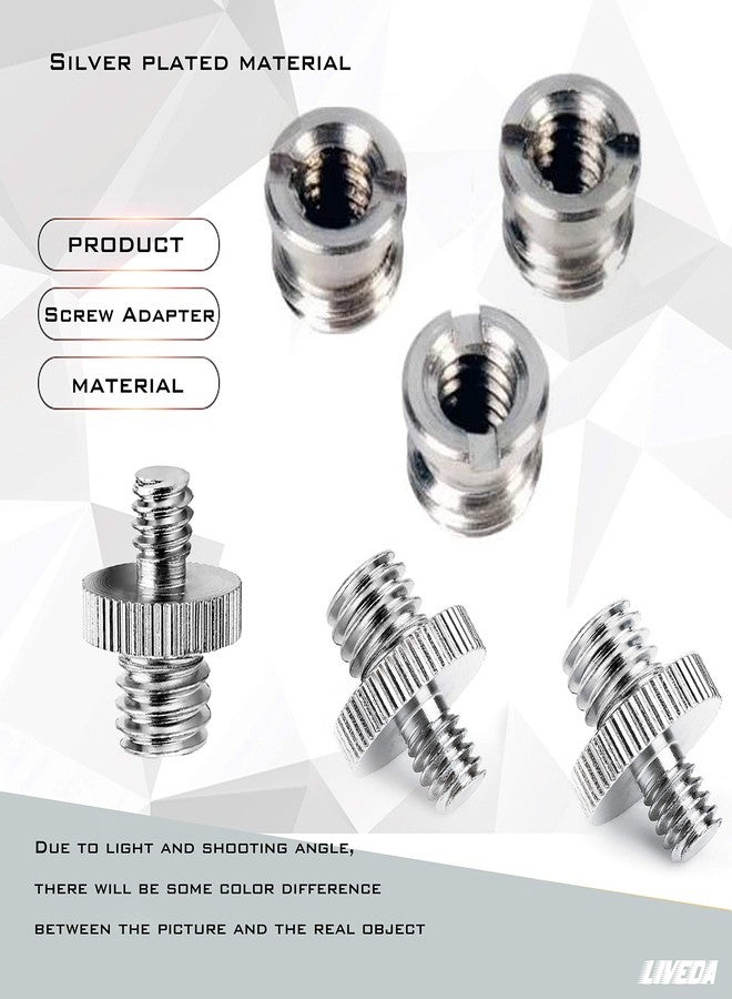 Niewalda 1/4 Inch Male to 3/8 Inch Female Tripod Screw Adapter 3/8 to 1/4 Tripod Adapter Mount Screws, Accessories for Camera/Tripod/Monopod/Light Stand - Image 4