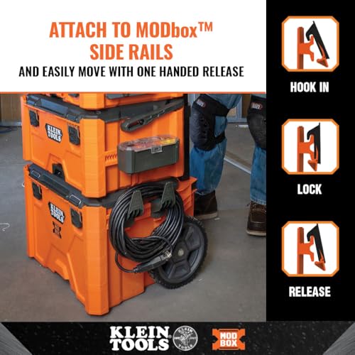 Klein Tools 54816MB MODbox MultiHooks Modular Tool Storage System Side Mounting Accessory Easy OneHanded Attachment Versatile Hanging - Image 3