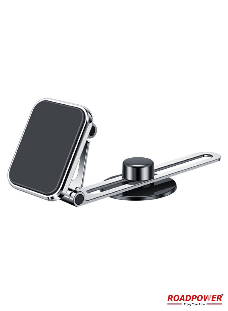 RoadPower Phone Holder Car Mount Stand 360 Rotation Foldable Magnetic Dashboard Universal - Image 1