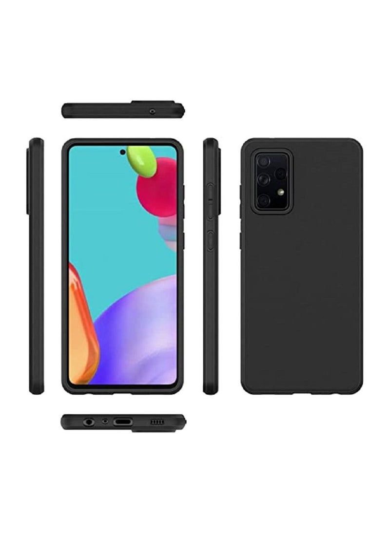 فيسوس حالة وقائية مضادة للسيليكون لسيليكون لجهاز Samsung Galaxy A52S 5G أسود - Image 3