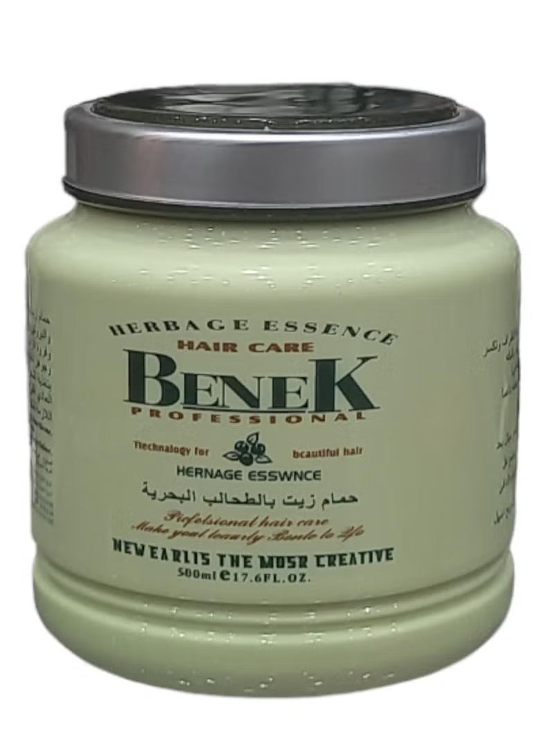 BENEK Seaweed hair mask enriched with vitamin E, protein, and important minerals for the scalp - 500 ml - Image 2