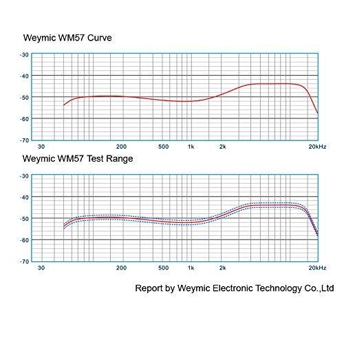 WEYMIC wm57 Dynamic Vocal Classic Style Microphone Audio Instrument Classic Professional Dynamic Cardioid Unidirectional - for Instruments, Drums, Percussion, Vocals(not Include Cable) - Image 2