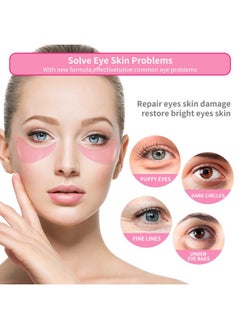Breylee Rose Eye Mask 60 Pcs Under Eye Patcheseye Patches For Puffy Eyeshydrates Improves And Firms The Eye Area Suitable For Both Women And Men.  - Image 2
