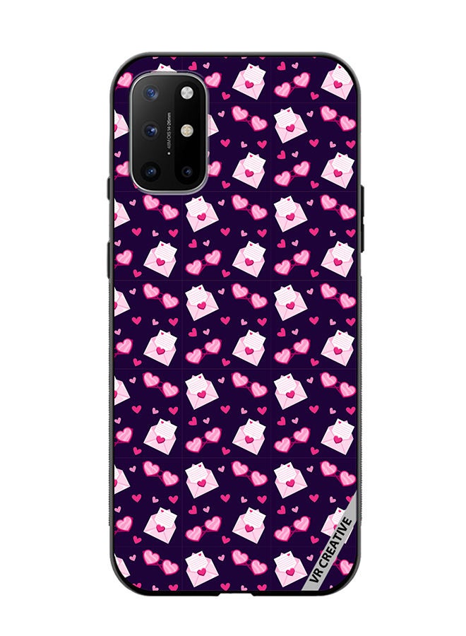 VR CREATIVE Protective Case Cover For OnePlus 8T Love Pattern Design Multicolour - Image 1