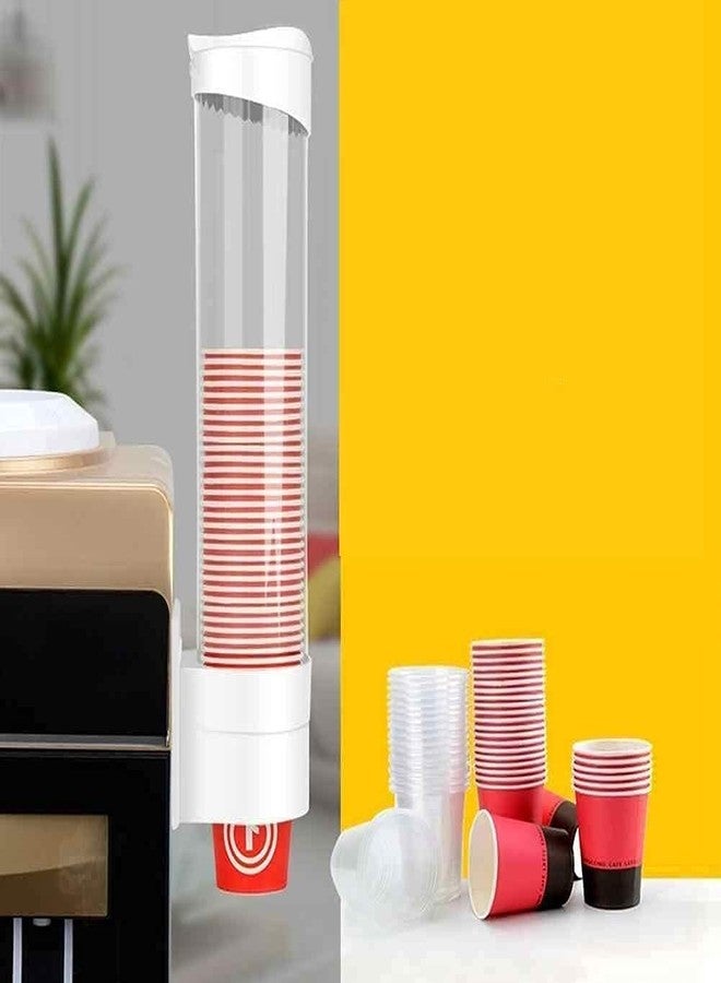 BOTIST Paper Cup Dispenser Holder - Sticker or Screw Plate Mountable, Plastic (Pack of 1) - Image 5