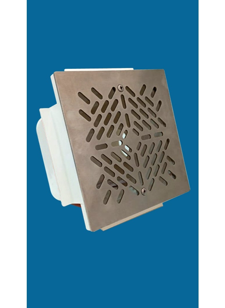 POOL MART Swimming Pool Main Drain ABS with 3mm thick SS 316 Grill - Image 2