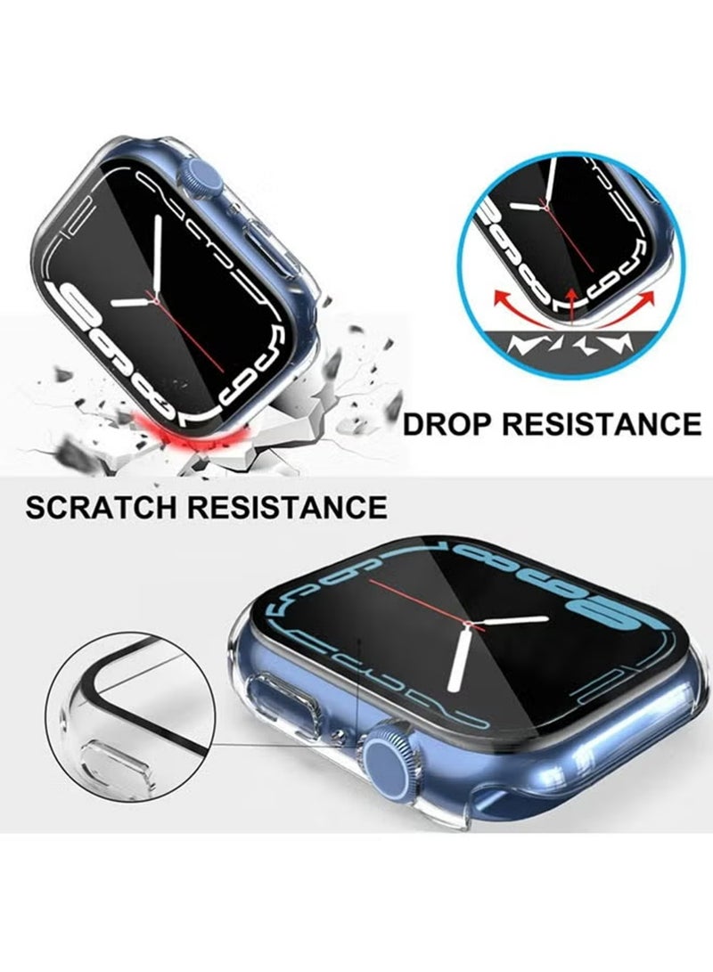 X-level 2 PCS Apple Watch Series 11 10 42mm case with Tempered Film Screen Protector, Full Protective Hard PC Bumper Touch Sensitive HD Screen Cover - Image 5