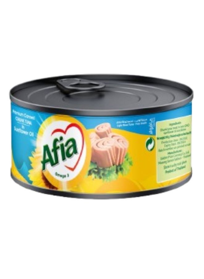 Afia Light Meat Tuna Chunk In Sunflower Oil 160g  - Image 1