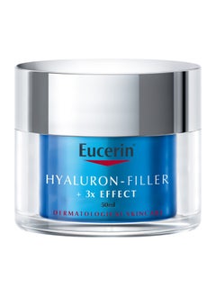 Eucerin Hyaluron Filler Night Booster With Hyaluronic Acid And Vitamin E, 72-Hour Moisturization Night Face Cream  - Image 2