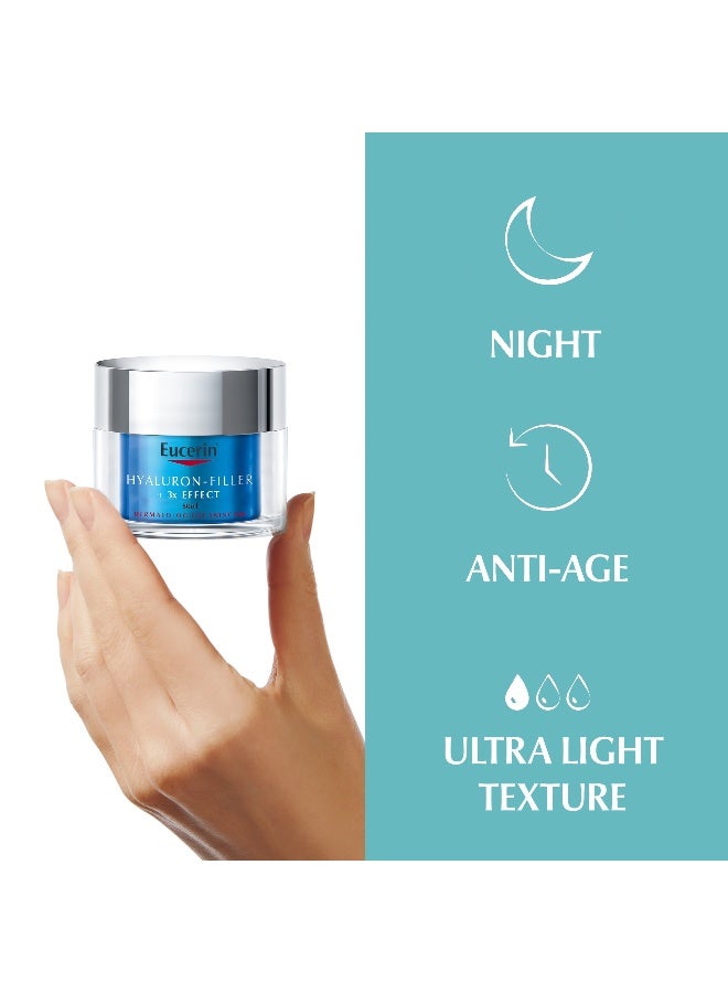 Eucerin Anti - Age Hyaluron-Filler Ultra Light, Moisture Booster Night, 50ml - Image 5