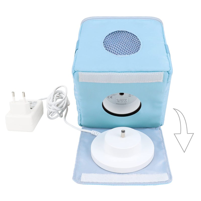 Annmore Bag for Tonies Hearing Figures, Blue Carry Bag for Boys, Storage for Tonies, Transport Bag for Hearing Cubes, Toniebox Accessories e.g. Charger, Creative Figures - Image 2