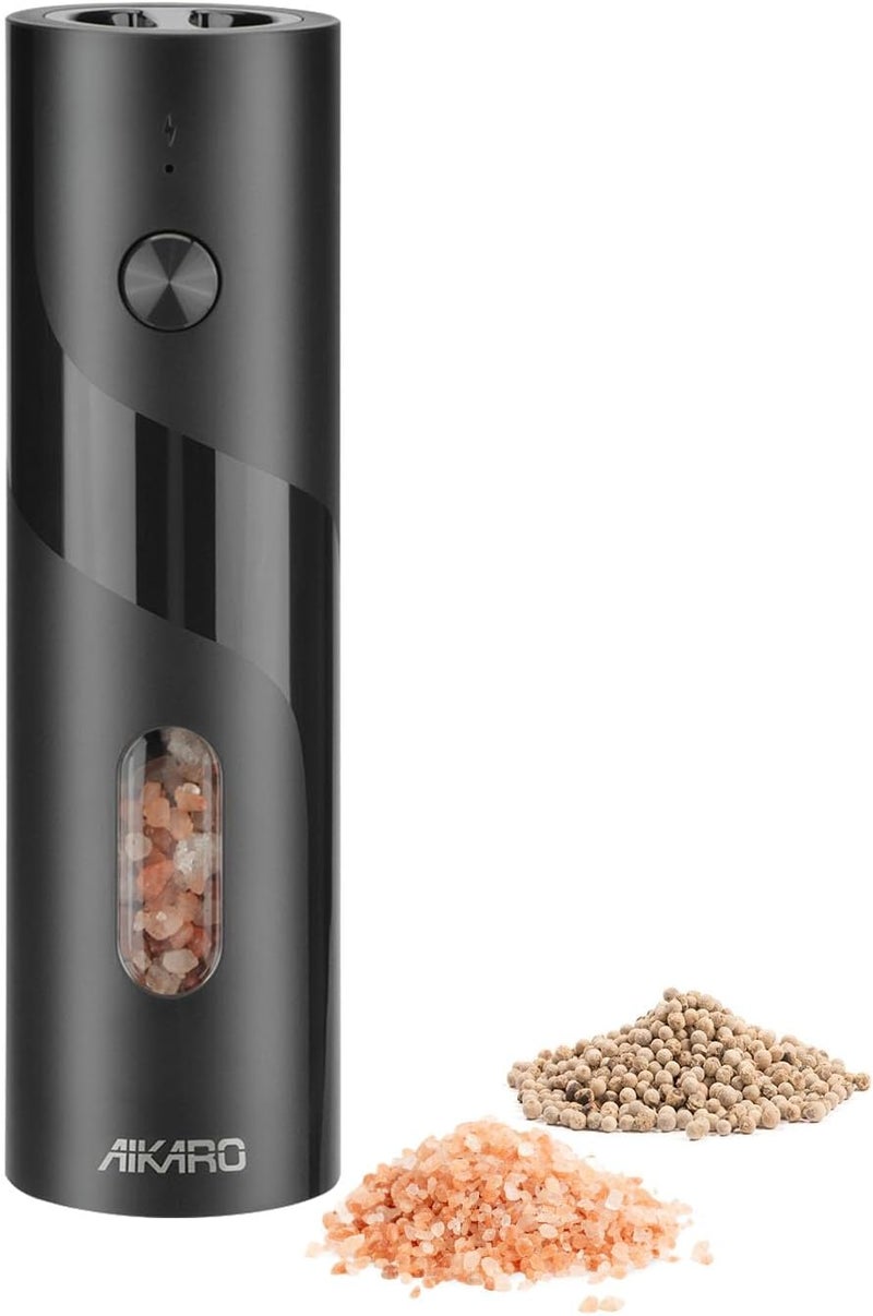 AIKARO - Electric Salt and Pepper Mill Automatic Spice Grinder, Battery Operated - Image 1