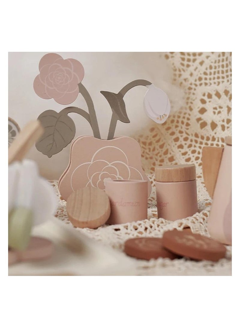 Pikkaboo-Woody Buddy Tea Set-Pink - Image 3