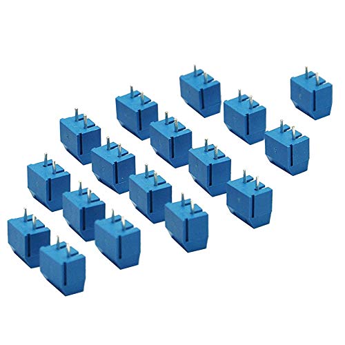 KeeYees 60pcs 5mm Pitch 2 Pin & 3 Pin PCB Mount Screw Terminal Block Connector for Arduino (50 x 2 Pin, 10 x 3 Pin) - Image 5