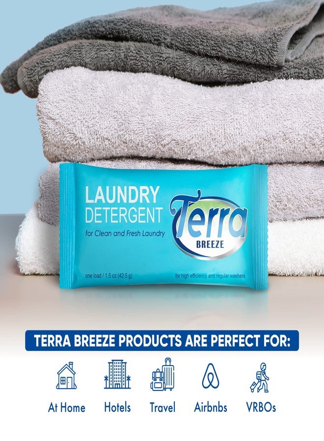1-Shoppe All-in-Kit Terra Breeze Laundry Detergent Powder - 1.5 oz Individually Wrapped Packet (Case of 50) - Image 2