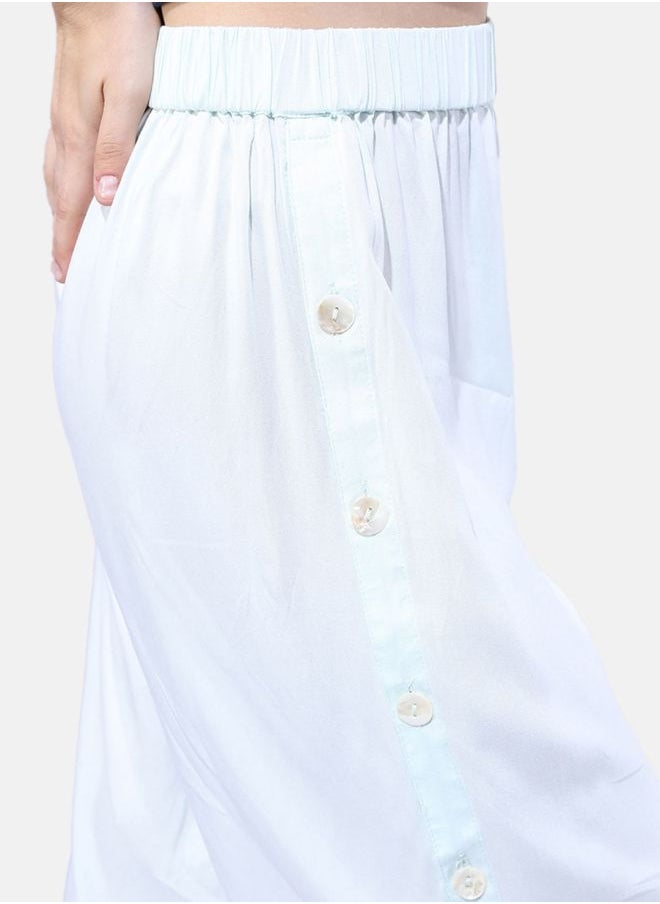 Freehand Women Flared Solid High-Rise Pants  - Image 5