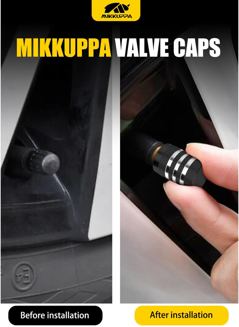 MIKKUPPA 5PCS Car Tyre Valve Stem Cap, Universal Stem Covers For Cars, Suvs, Bike And Bicycle, Trucks, Motorcycles - Image 5