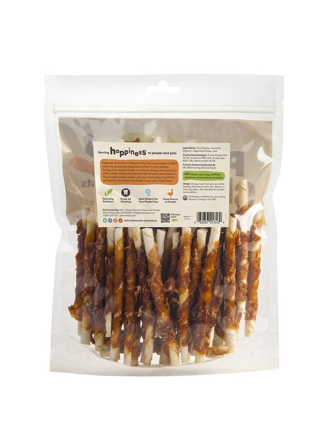 Pet 'n Shape Duck 'n Hide Twists - Duck Wrapped Rawhide Natural Dog Treats, Small, 1 Pound (Pack of 1) - Image 2