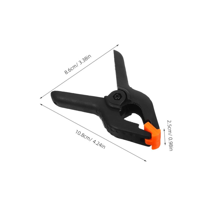 Unomor 8 Pack Heavy Duty Nylon Spring Clamps Backdrop Holders For Photography - Image 3