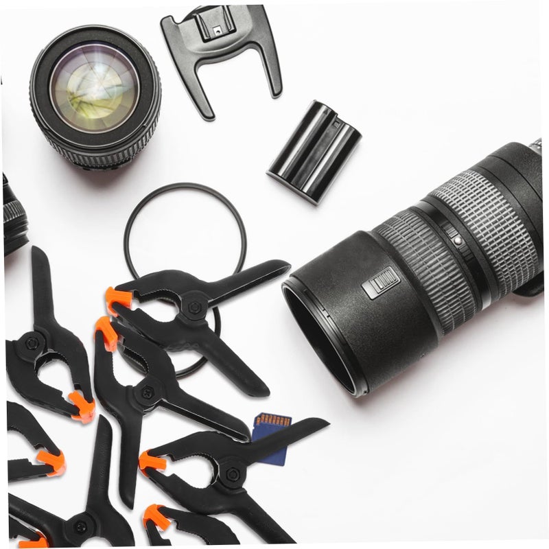 Unomor 8 Pack Heavy Duty Nylon Spring Clamps Backdrop Holders For Photography - Image 5