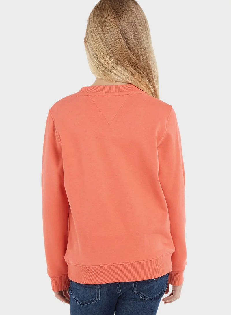 TOMMY HILFIGER Kids Logo Sweatshirt