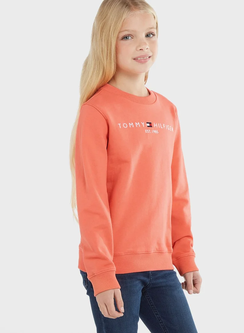 TOMMY HILFIGER Kids Logo Sweatshirt