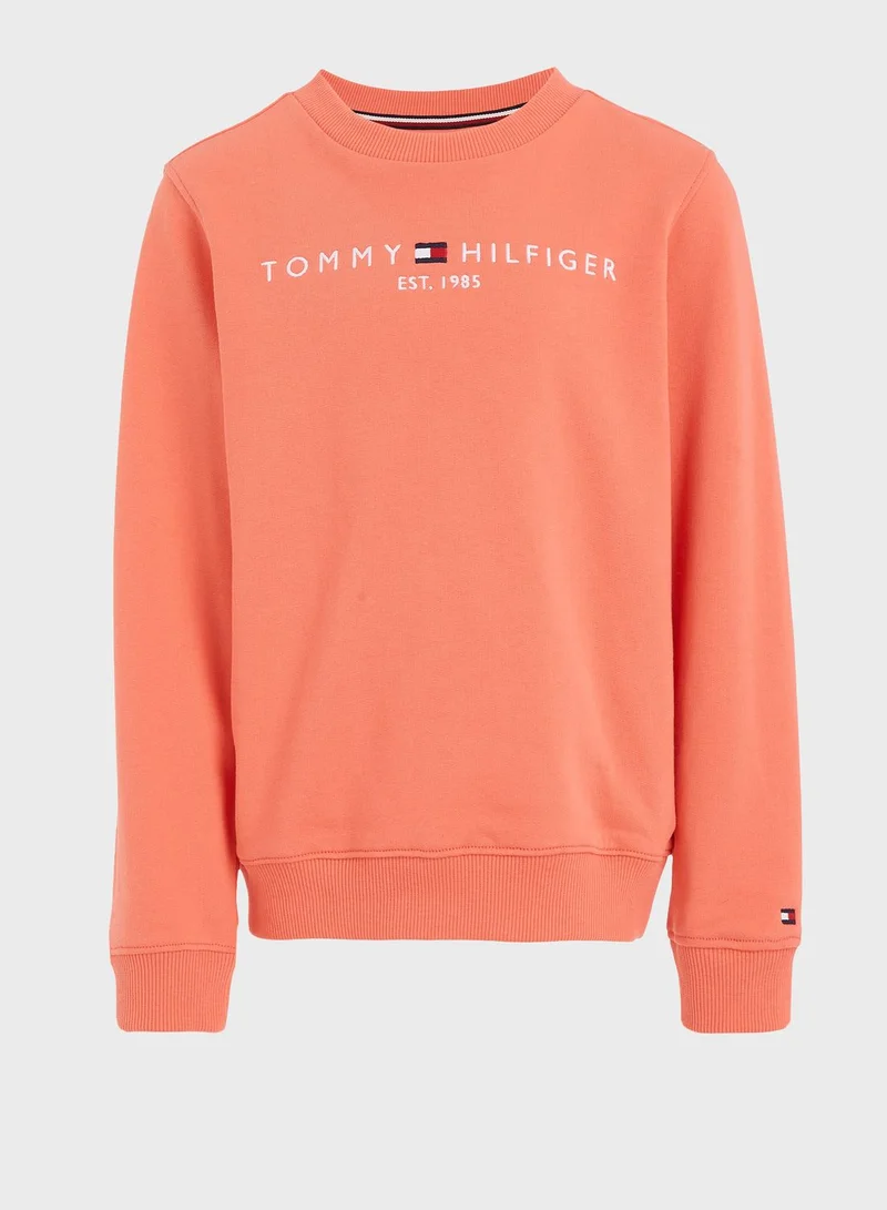 TOMMY HILFIGER Kids Logo Sweatshirt