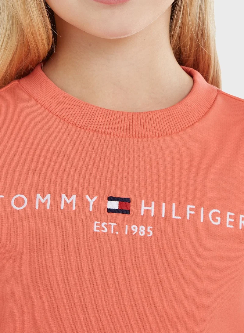 TOMMY HILFIGER Kids Logo Sweatshirt