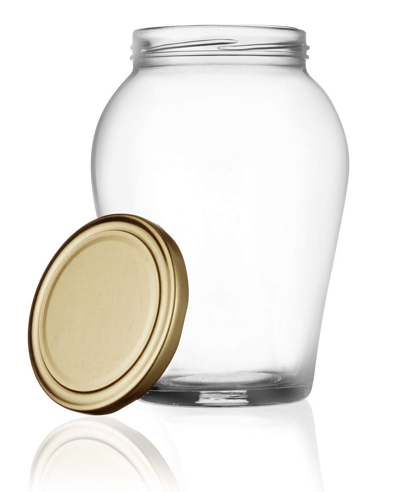 Ash  Roh Ash & Roh® - Clear Glass Jar And Container With Air Tight Lid Storage of Spices and Dry Fruit (100 ML BABY JAR, 6) - Image 3