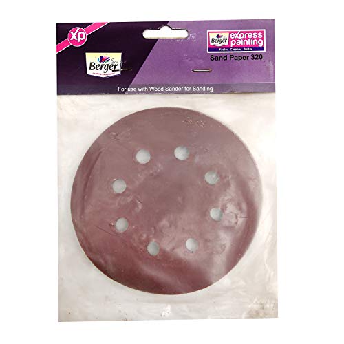 Berger Sanding Disc Round Sand Paper Grade 320 (Pack of 2) - Image 1