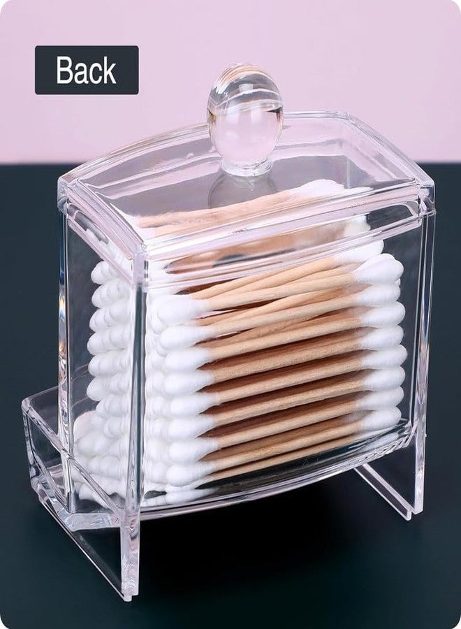 GODFLY Acrylic Cotton Swab Storage Case, Cotton Ball Holder, Space Saving Storage Organizer (1Pcs) - Image 5