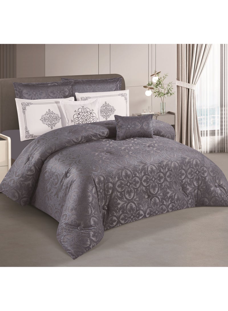 Hours Horse Navren 8-piece Jacquard Duvet Set with a modern and distinctive pattern  - Image 1