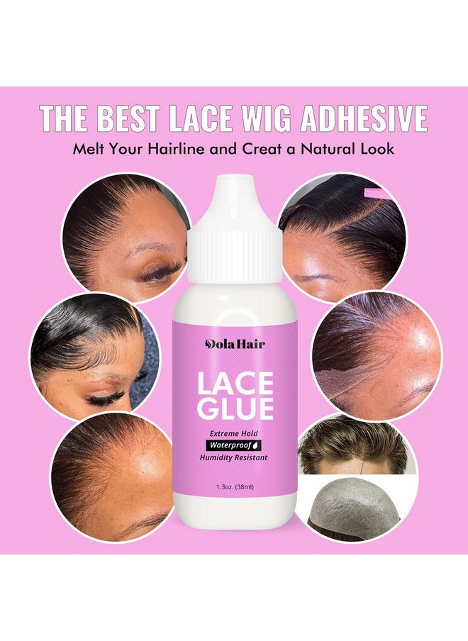 Dolahair Dolahair Wig Glue Spray for Front Lace Wig Lace Melting Spray for Wigs Melting Spray Lace Bond Spray Wig Glue Spray lace Melting kit Lace Glue Kit Wig Install Kit  - Image 5