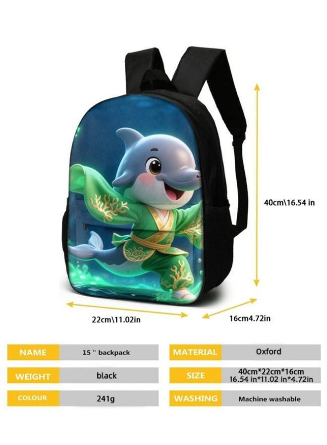 Bright Li Fire Unlock the new fashion of childish fun! Three-piece set of bags, cartoon elements for children and teenagers (students, children, friends' outings, mountain climbing, schooling, etc. can be used) - 52  - Image 5