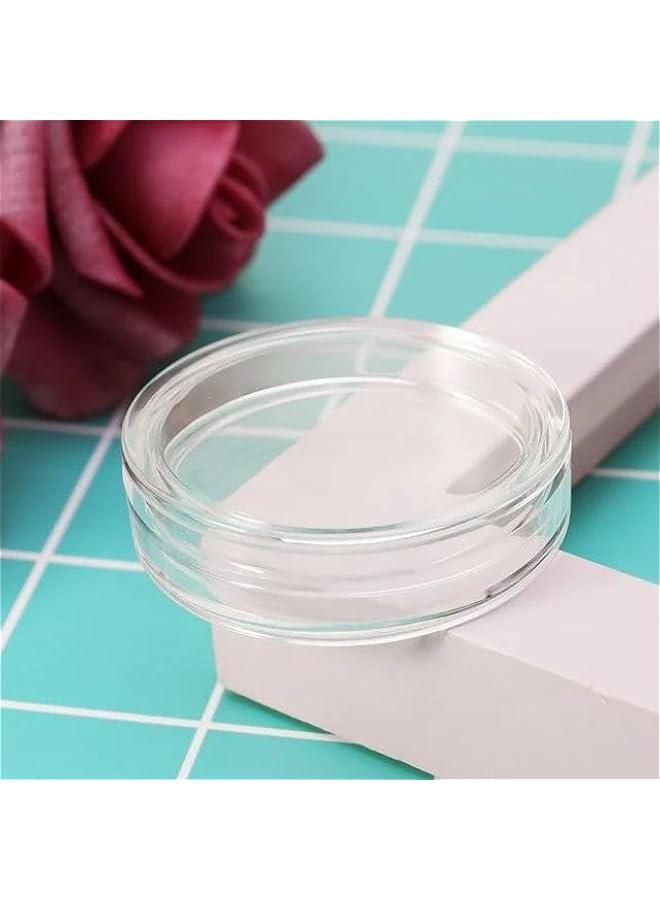 5Pcs Transparent 38.6mm Round Acrylic Coin Case Storage Box Capsule Container Storage Box for Silver 2 oz, Coin Collection Supplies, Coin Trays and Coin Boxes, Money Handling Products Office Product - Image 3